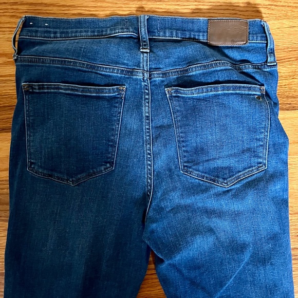 Madewell Women's Skinny Jeans in Deep Blue Stretch Denim Size 30 - Picture 8 of 9